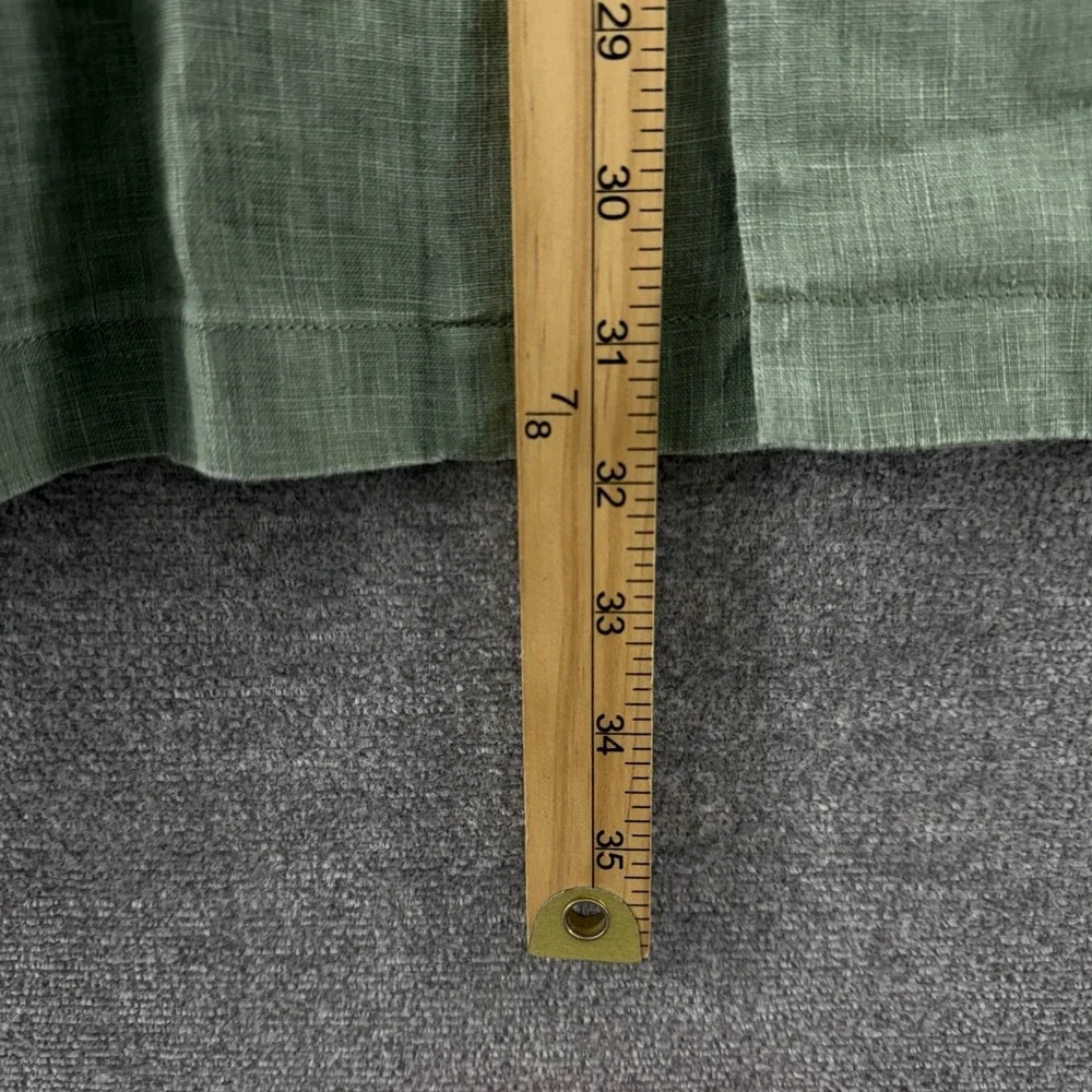 Tommy Bahama Short Sleeve Shirt Men Size XL Green 100% Linen Button Up Casual